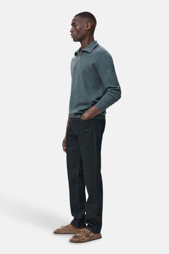 Pull à col roulé - Bleu - MANGO