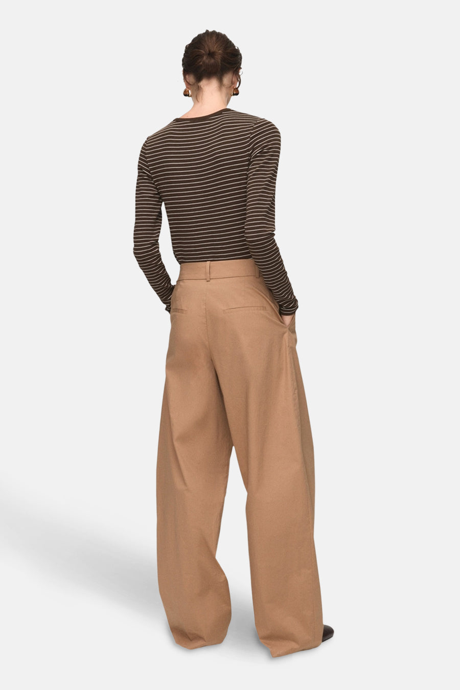 T-shirt à manches courtes - Brun - MANGO - 3