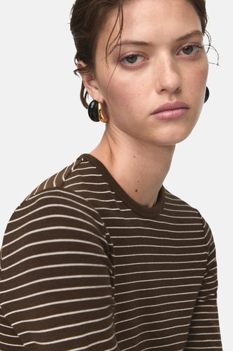 T-shirt à manches courtes - Brun - MANGO - 5