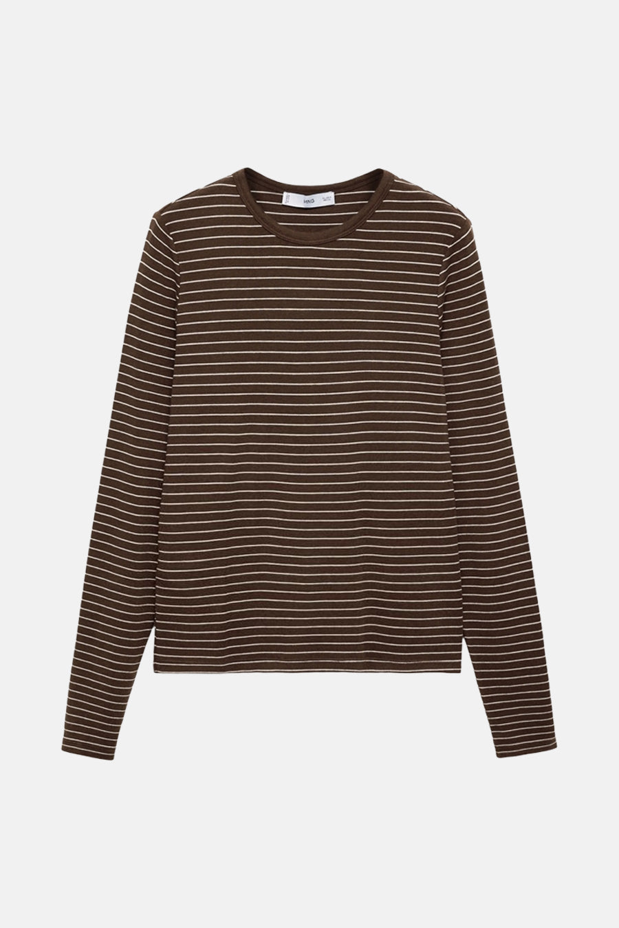 T-shirt à manches courtes - Brun - MANGO - 5