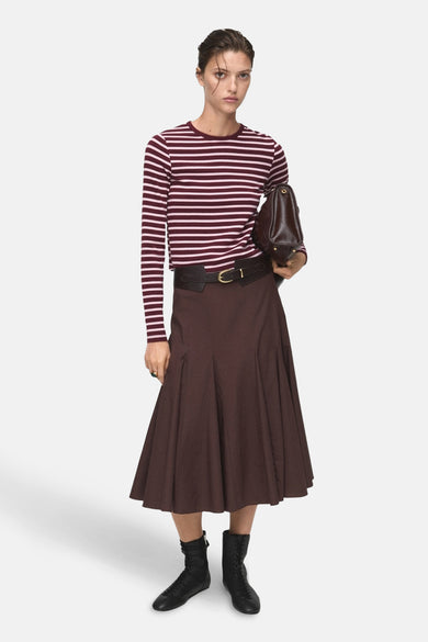 T-shirt à manches courtes - Bordeaux