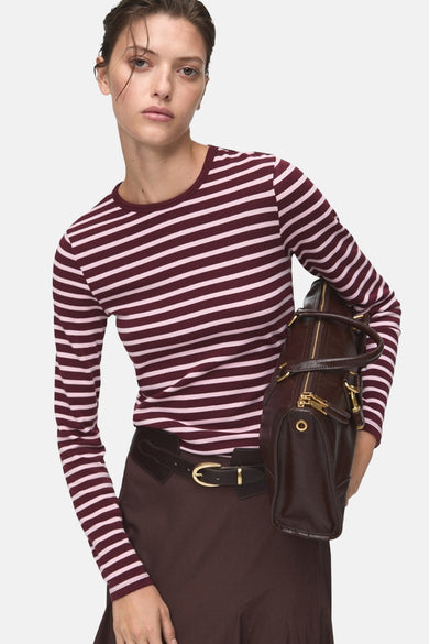 T-shirt à manches courtes - Bordeaux