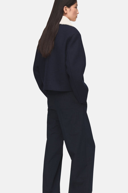 Veste courte bleu - MANGO
