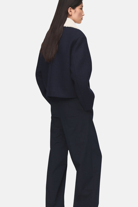 Veste courte bleu - MANGO