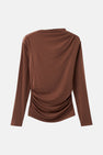 T-shirt à manches longues - brun