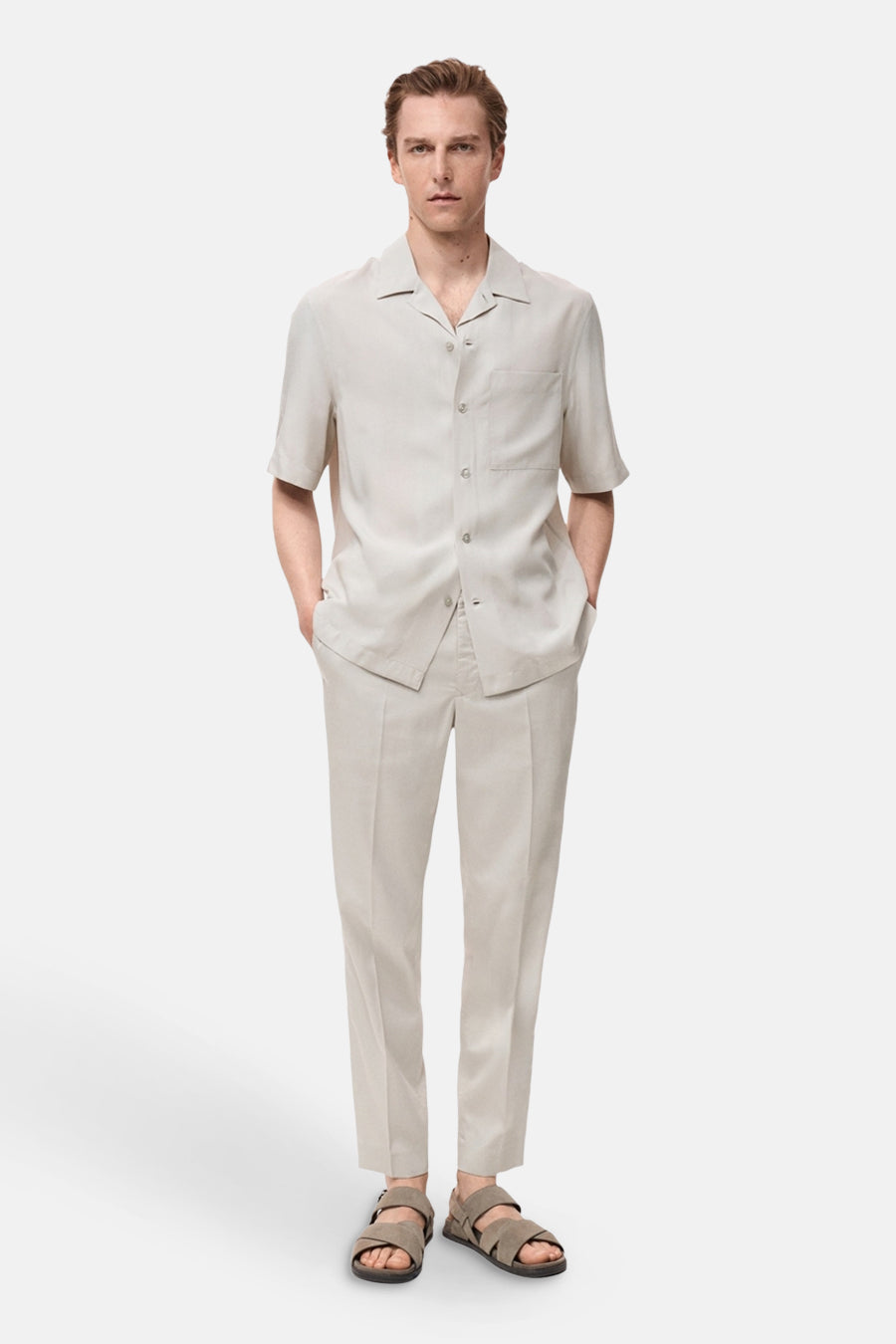 Pantalon - écru - MANGO