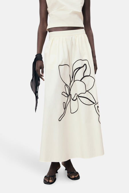 Jupe longue - Beige