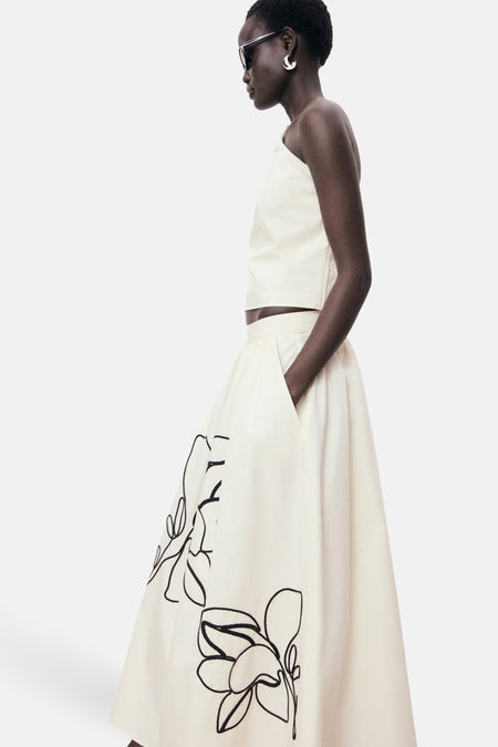 Jupe longue - Beige