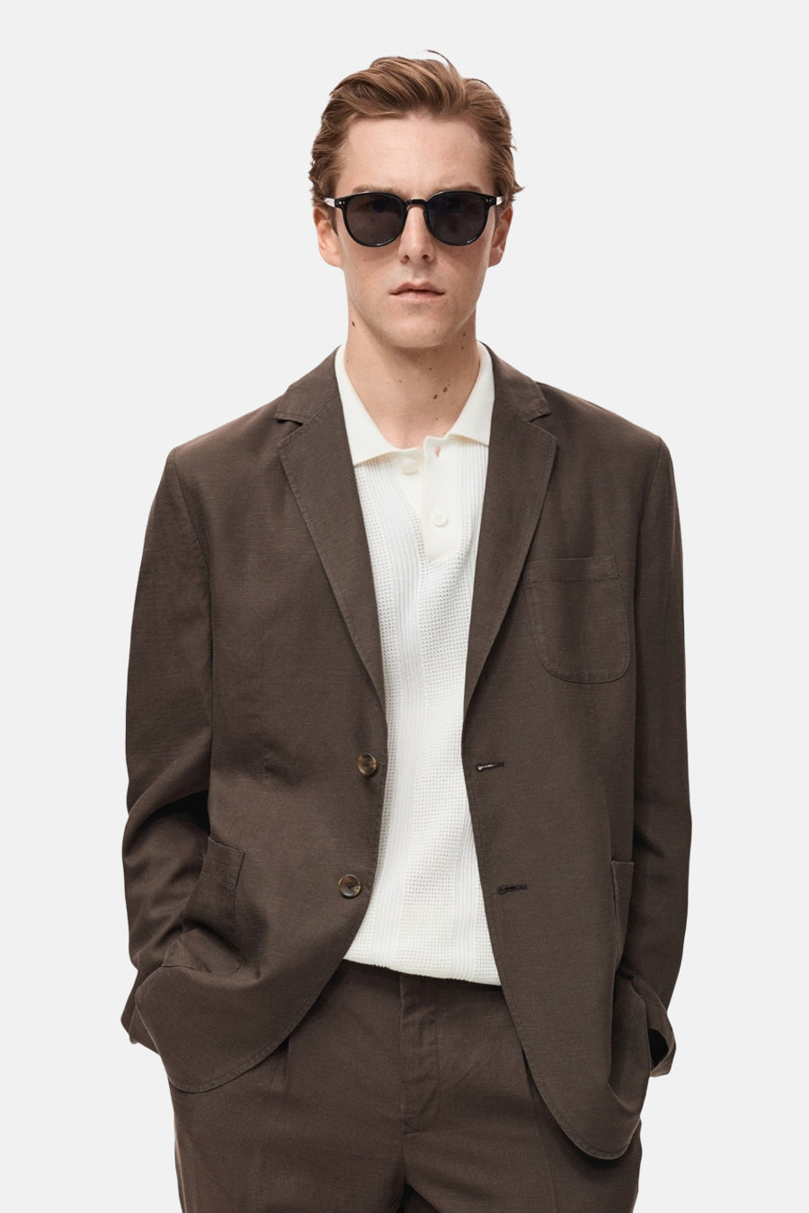 Blazer - brun - MANGO