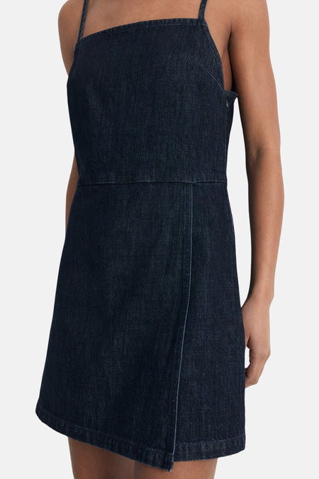 Combi-short - Dark blue denim