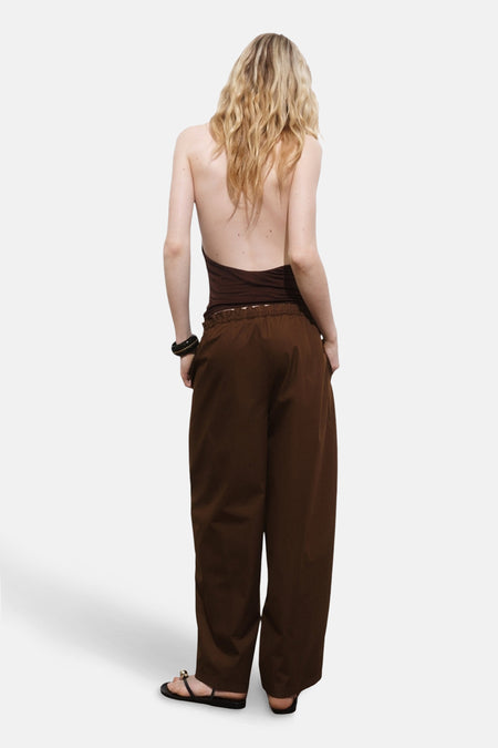 Pantalon brun - MANGO