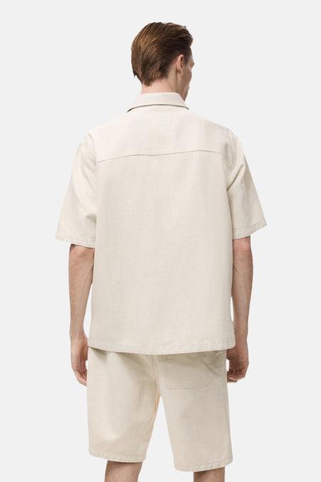 Chemise en jean Écru - MANGO