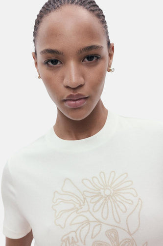 T-shirt à manches courtes - écru - MANGO - 7