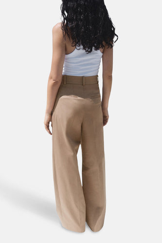 Pantalon - beige - MANGO - 6