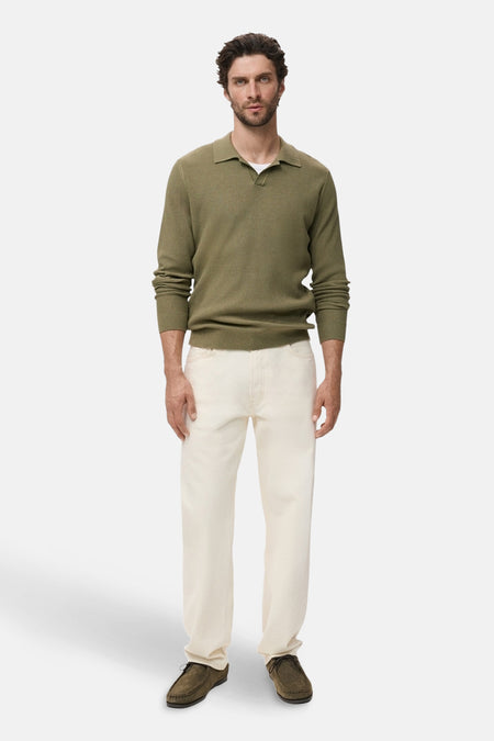 Pull à col rond - kahki