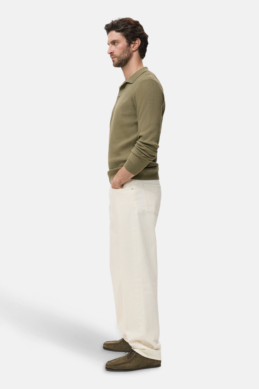 Pull à col rond - kahki - MANGO