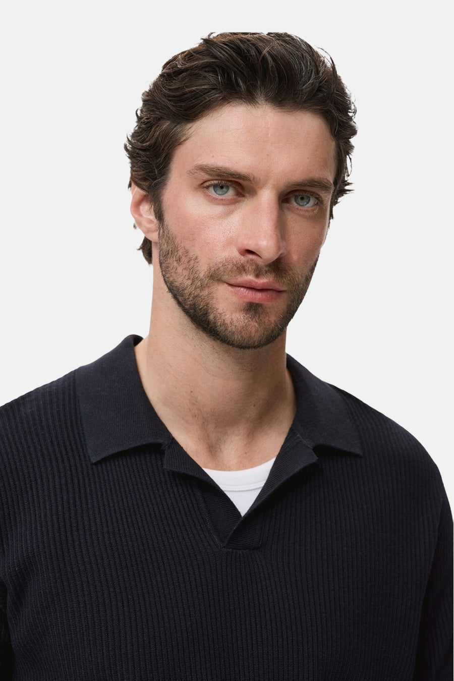 Pull à col rond - bleu - MANGO