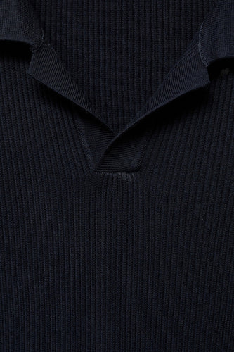 Pull à col rond - bleu - MANGO