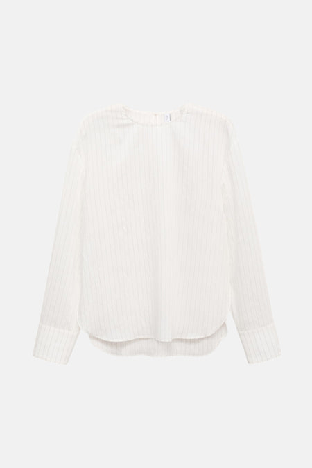 Blouse à manches longues - blanc