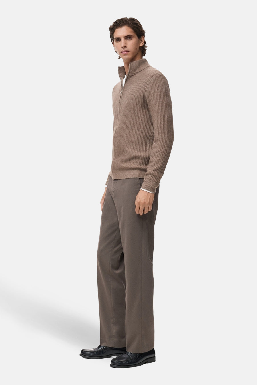 Gilet - brun - MANGO - 5