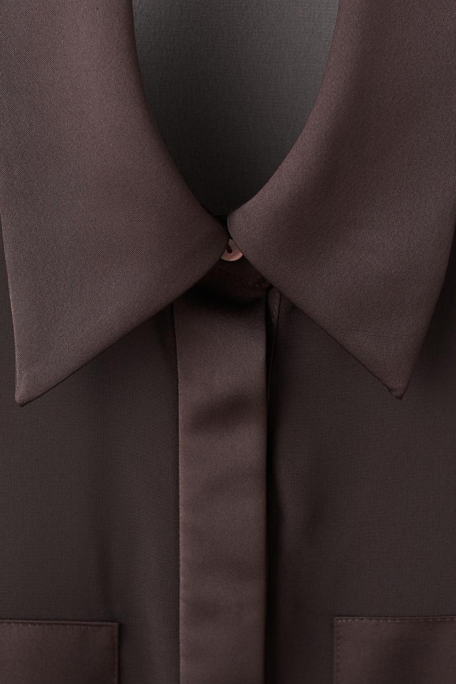 Chemisier (manches longues) brun - MANGO