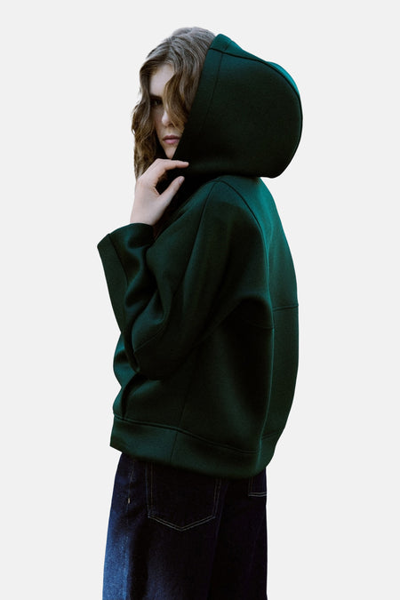 Sweat à capuche vert - MANGO