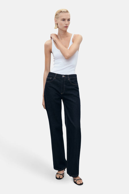 Top (bandes fines) Blanc - MANGO