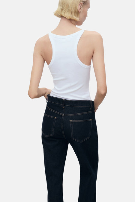 Top (bandes fines) Blanc - MANGO