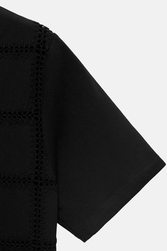 T-shirt à manches courtes - noir - Mango