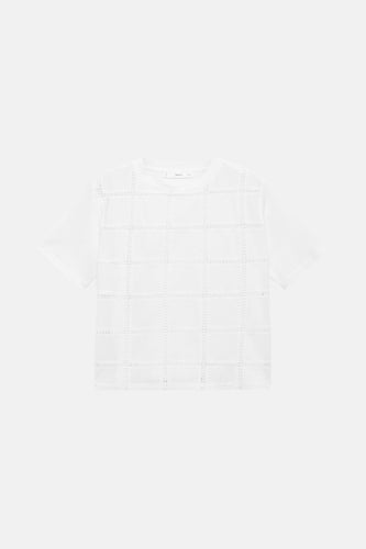 T-shirt à manches courtes - blanc - MANGO