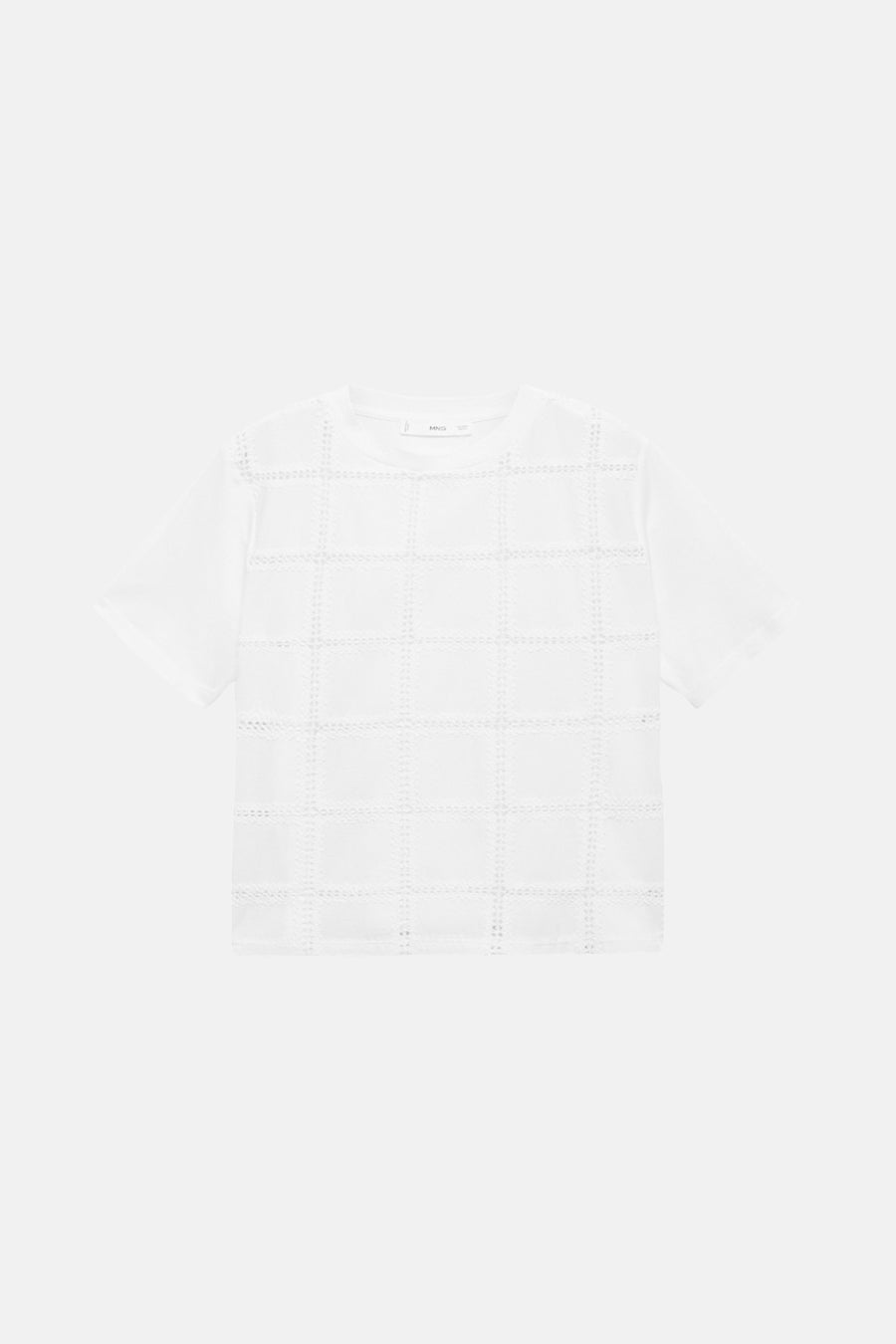 T-shirt à manches courtes - blanc - MANGO