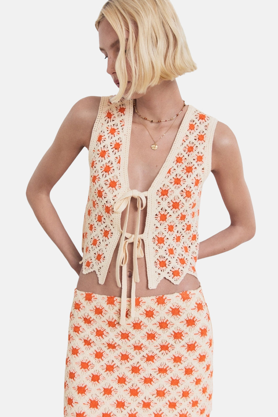 Jupe courte - multicolore - MANGO