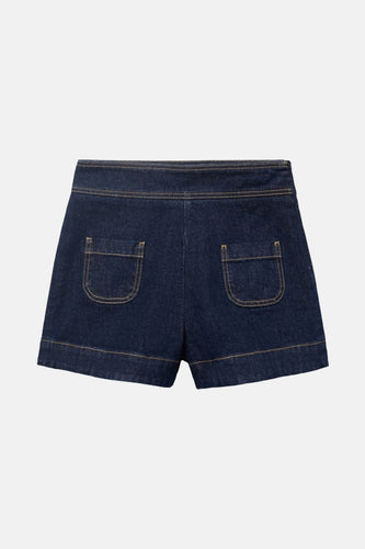 Bermuda - Dark blue denim - MANGO
