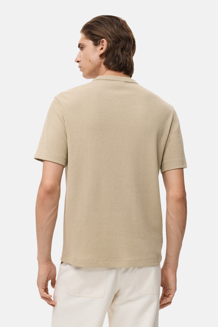 T-shirt à manches courtes - beige - MANGO