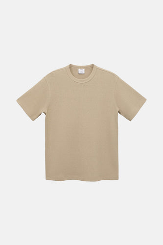 T-shirt à manches courtes - beige - MANGO