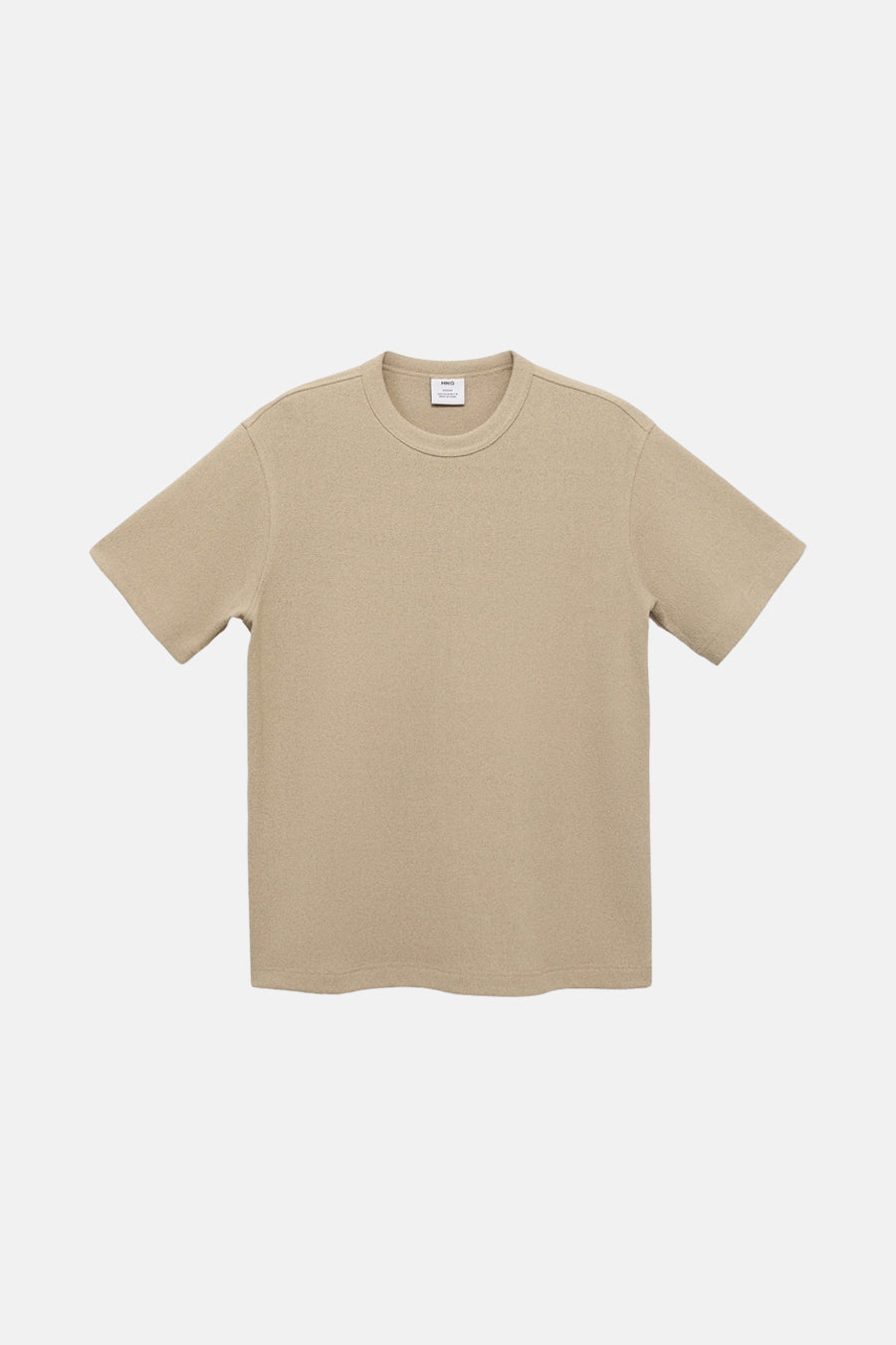 T-shirt à manches courtes - beige - MANGO