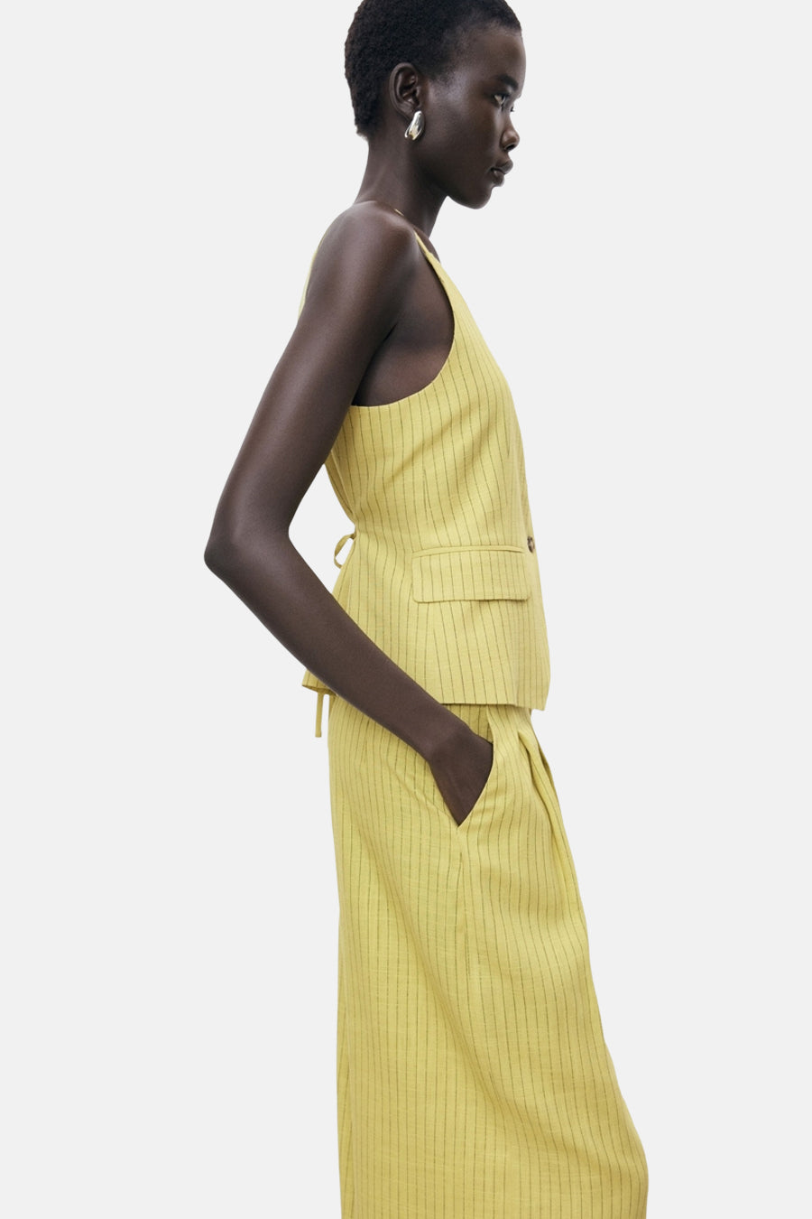 Pantalon - Vert - MANGO