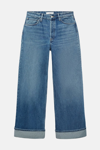 CARLOTA - mid blue denim - MANGO