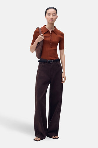 Pull à col rond - brun - MANGO