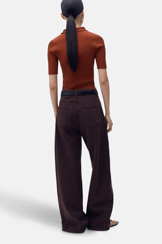 Pull à col rond - brun - MANGO