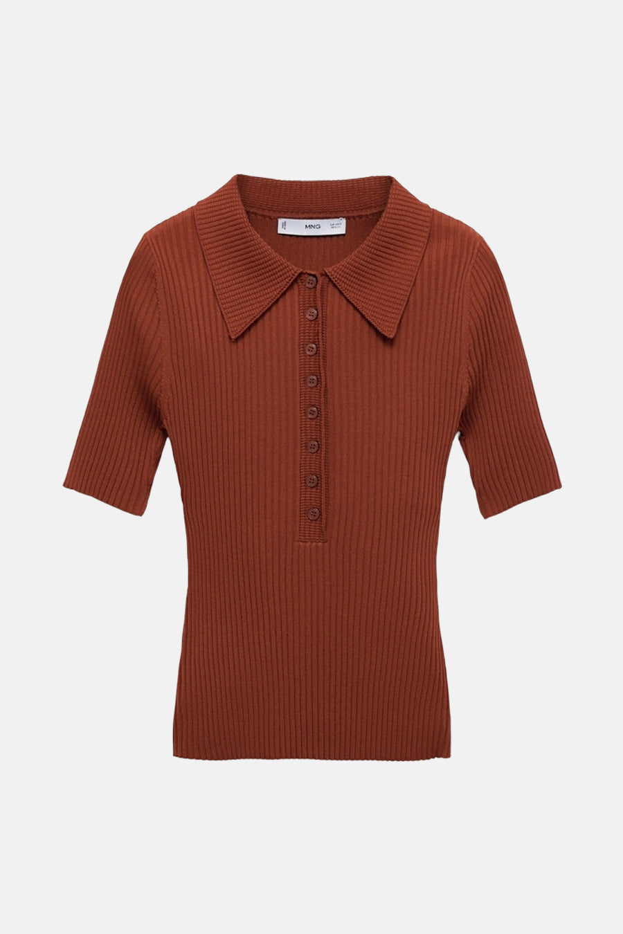 Pull à col rond - brun - MANGO