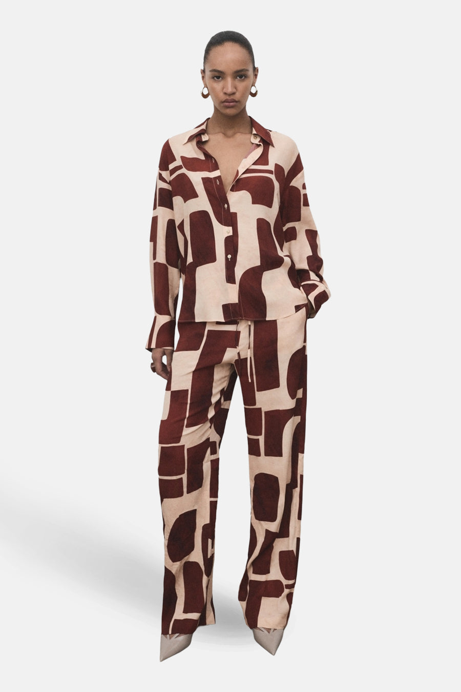 Chemise à manches longues - multicolore