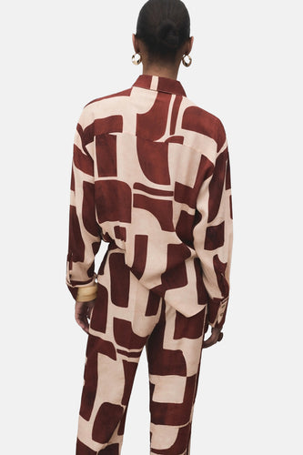 Chemise à manches longues - multicolore