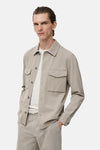 Chemise (manches longues) Beige - MANGO