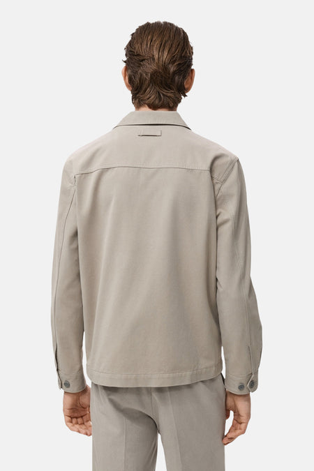 Chemise (manches longues) beige - MANGO