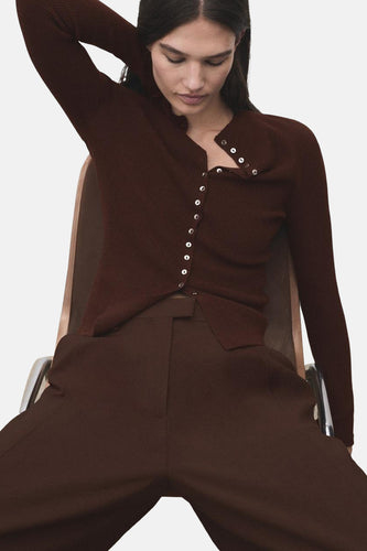 Gilet - brun - MANGO - 5