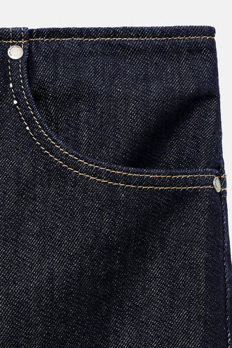 Jupe - Dark blue denim - MANGO