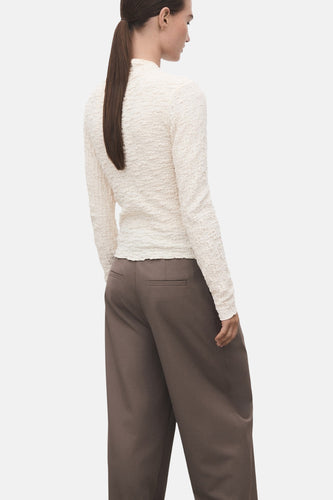 T-shirt à manches longues - beige - MANGO