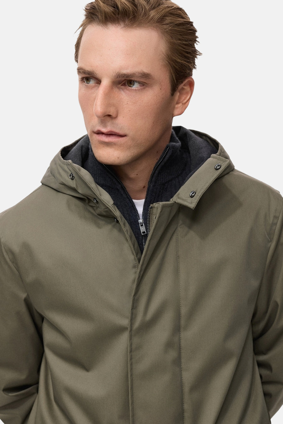 Veste courte - kahki - MANGO - 4