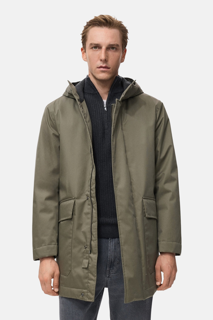 Veste courte - kahki - MANGO - 1